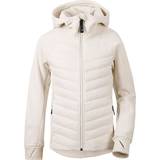 Didriksons Lomme Overdele Didriksons Tovik Hybrid Girl's Hoodie - Shell White (503755-398)