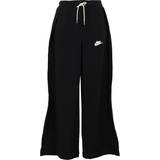 22 - Polyester Bukser Nike French Terry Trousers - Black/Black/White