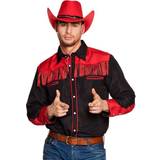 Herrer - Skjorter Dragter & Tøj Boland Western Cowboy Skjorte Kostume