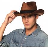 Brun Hovedbeklædninger Boland Adventure Cowboy Adult Hat