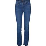 6 - Dame - Firkantet - W32 Jeans MAC Jeans Dream Jeans - Mid Blue Authentic Wash