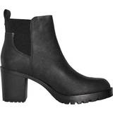 Only Dame Sko Only Raw Boots - Black/Black