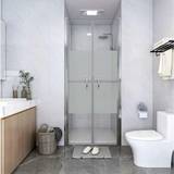 Frostet - Hvide Brusedøre vidaXL Shower Door (148789) 910x1900mm