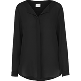Vila Dame - S Skjorter Vila Lucy L/S Shirt - Black