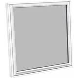 2-lags glas - Hvide Tophængte vinduer Sparvinduer TS0101 Træ Tophængte vinduer Vindue med 2-lags glas 38x38cm