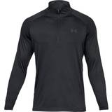 Herre Tøj Under Armour Men's UA Tech ½ Zip Long Sleeve Top - Black/Charcoal
