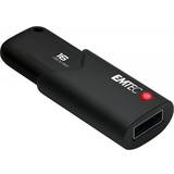 Emtec 16 GB Hukommelseskort & USB Stik Emtec USB 3.2 Gen 1 B120 Click Secure 16GB