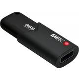 Emtec USB Type-C Hukommelseskort & USB Stik Emtec USB 3.2 Gen 2 B120 Click Secure 256GB