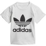Babyer - Hvid Overdele adidas Infant Trefoil T-shirt - White/Black (DV2828)