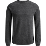Jack & Jones Sweatere Jack & Jones Hill Sweater - Dark Grey Melange