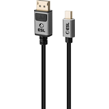 DisplayPort-Mini DisplayPort - DisplayPort-kabler ESL DisplayPort-Mini DisplayPort 1.4 1m