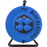 Blå Stikdåser & Forlængerledninger Blue Electric 881522389 4-way 25m