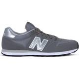 2,5 - Imiteret læder - Unisex Sneakers New Balance 500 D M - Grey/Silver