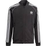 164 Sweatshirts Børnetøj adidas Junior Adicolor SST Track Jacket - Black/White (GN8451)