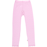 Blonder - Silke Bukser Joha Leggings with Lace - Pastel Pink (26491-197-350)