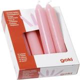 Hvid Festartikler Goki Birthday Train Candles Pink 10-pack