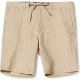 Gant Herre Bukser & Shorts Gant Relaxed Linen Drawstring Shorts - Dry Sand
