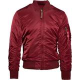 Alpha industries ma 1 bomber Alpha Industries MA-1 Vf 59 Bomber Jackets - Burgundy Red