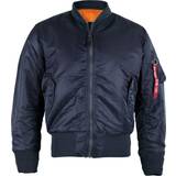 Alpha Industries Nylon Tøj Alpha Industries MA 1 jackets - Navy Blue