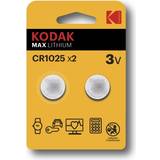 Kodak Batterier Batterier & Opladere Kodak CR1025 2-pack