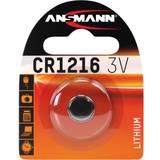 Batteri til fjernbetjening - Batterier - Litium Batterier & Opladere Ansmann CR1216 Compatible