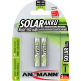Ansmann AAA (LR03) Batterier & Opladere Ansmann Solar NiMH Rechargeable AAA 550mAh MaxE Compatible 2-pack