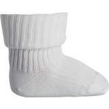 Babyer - Hvid Undertøj mp Denmark Rib Baby Sock - White (533-1)