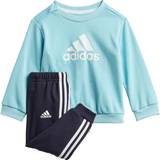 92 - Blå Tracksuits adidas Infant Badge of Sport French Terry Jogger - Hazy Sky/White (GN7259)