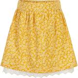 9-12M Nederdele Børnetøj Minymo Skirt with Scrunchie - Yolk Yellow (621072-3056)