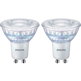 Philips GU10 Lyskilder Philips 5.4cm LED Lamps 2.6W GU10 2-pack
