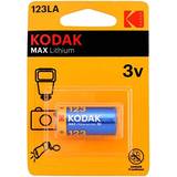 Batterier - Litium - Lommelygtebatteri Batterier & Opladere Kodak 123LA