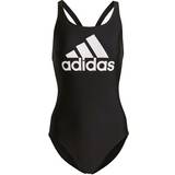 28 - 48 - Dame Badedragter adidas Women's SH3.RO Big Logo Swimsuit - Black/White
