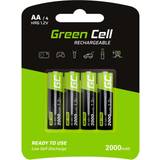 Green Cell Batterier - Genopladelige standardbatterier Batterier & Opladere Green Cell NiMH AA 2000mAh Compatible 4-pack