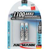 Batterier - Genopladelige standardbatterier Batterier & Opladere Ansmann NiMH AAA Rechargeable Battery 1050mAh Compatible 2-pack