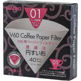 Kaffefiltre Hario V60 Coffee Filter 01x40st