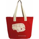 Bomuld - Rød Håndtasker VW Collection T1 Bus Shopper Bag - Red