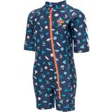 Jersey - UV-beskyttelse Badetøj Hummel Beach Swimsuit - Dark Denim (208928-7642)