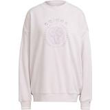 16 - Lilla Overdele adidas Women's Tennis Luxe Graphic Sweatshirt - Pearl Amethyst