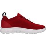 Rød - Strikket stof Sneakers Geox Spherica M - Red