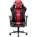 Læder Gamer stole Diablo X-Player 2.0 Fabric Normal Size Gaming Chair - Black/Red