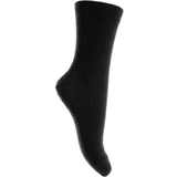 40/42 Strømper Børnetøj mp Denmark Ankle Wool Socks - Black (718-08)
