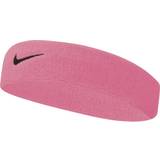 Bomuld - Dame Pandebånd Nike Swoosh Headband Unisex - Pink Gaze/Oil Grey