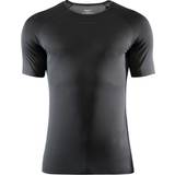 Træningstøj Toppe svedundertøj på tilbud Craft Sportsware Pro Dry Nanoweight Short Sleeve Baselayer Men - Black