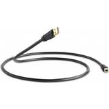 QED USB-kabel Kabler QED Performance Graphite USB A - USB B 2.0 5m