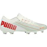 23 Fodboldstøvler Puma Ultra 3.2 FG/AG Youth - Puma White/Red Blast/White