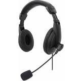 Manhattan Over-Ear Høretelefoner Manhattan Stereo USB Headset 179881