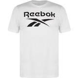Reebok Slim T-shirts & Toppe Reebok Graphic Series Stacked T-shirt Men - White