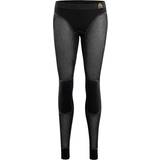 Dame - Merinould Bukser & Shorts Woolnet Long Pants Women - Black