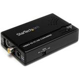 S-video Kabler StarTech RCA/S-Video-VGA Scan Converter F-F Adapter