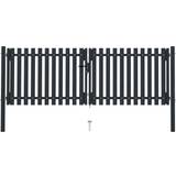 vidaXL Double Door Fence Gate 306x125cm